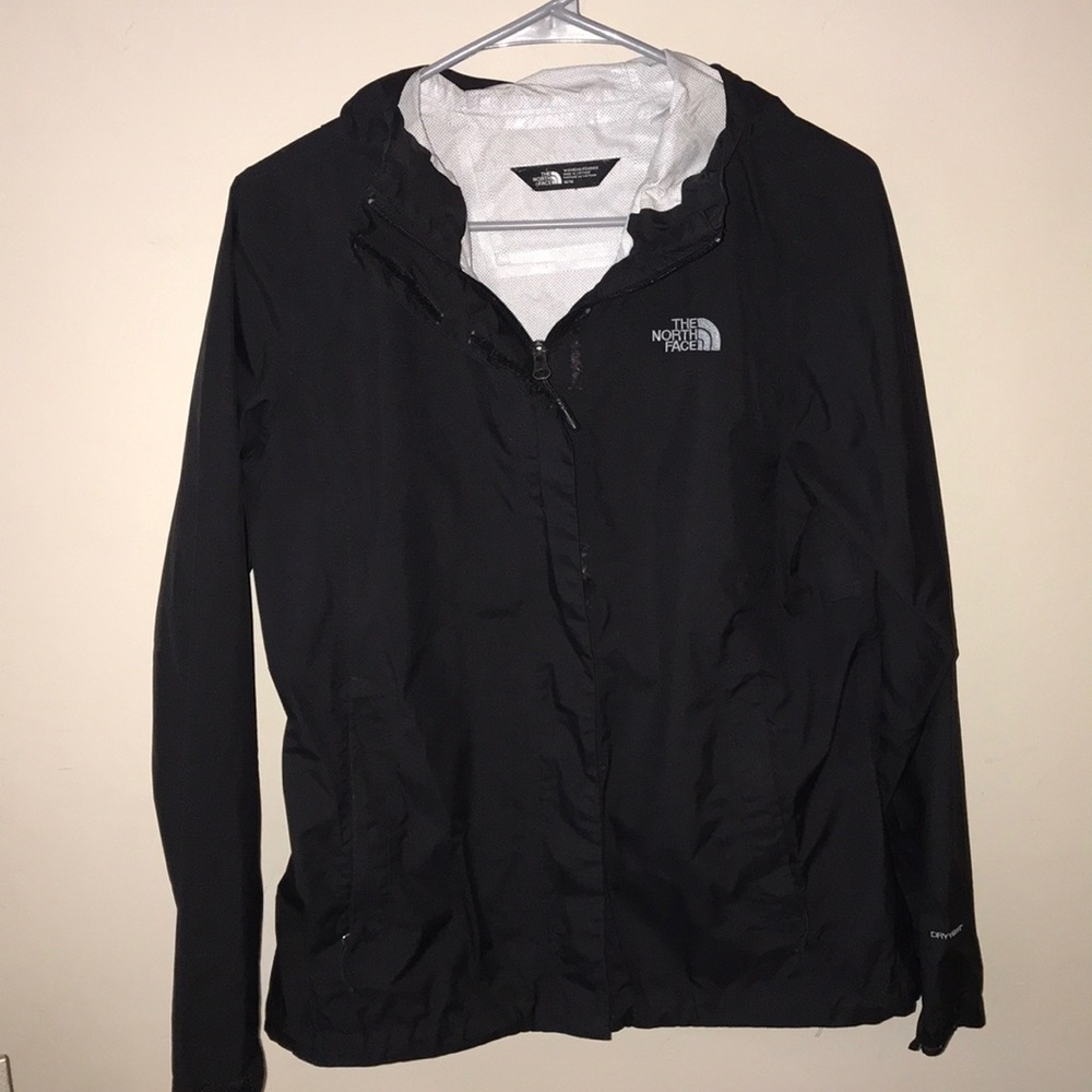 Black north face windbreaker